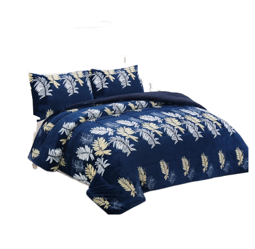 Cobertor Chiporro 2 Plazas - Azul Ramas M58 -0