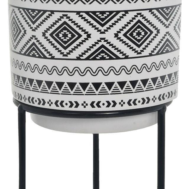 Maceta Decorativa Kenya Grande Con Soporte-1