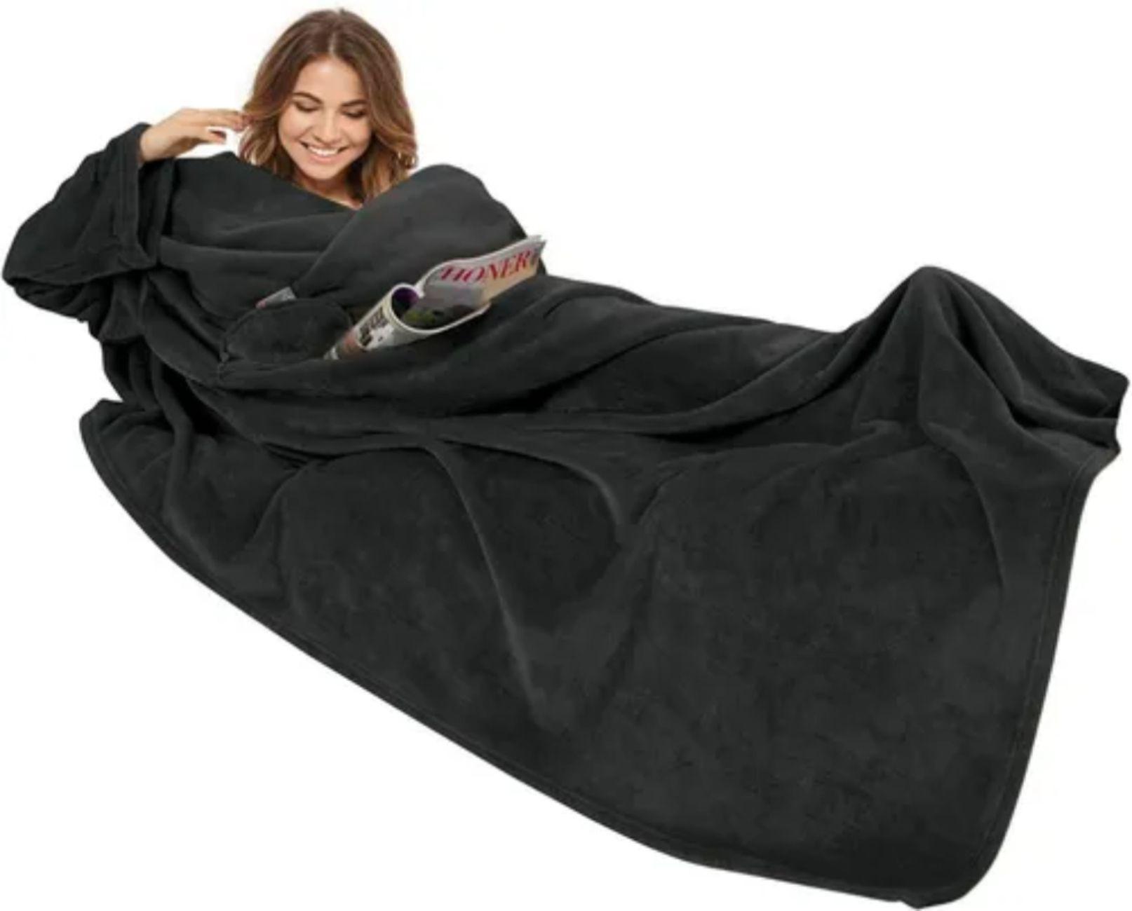 Manta Frazada Suéter Sherpa Felpa-3