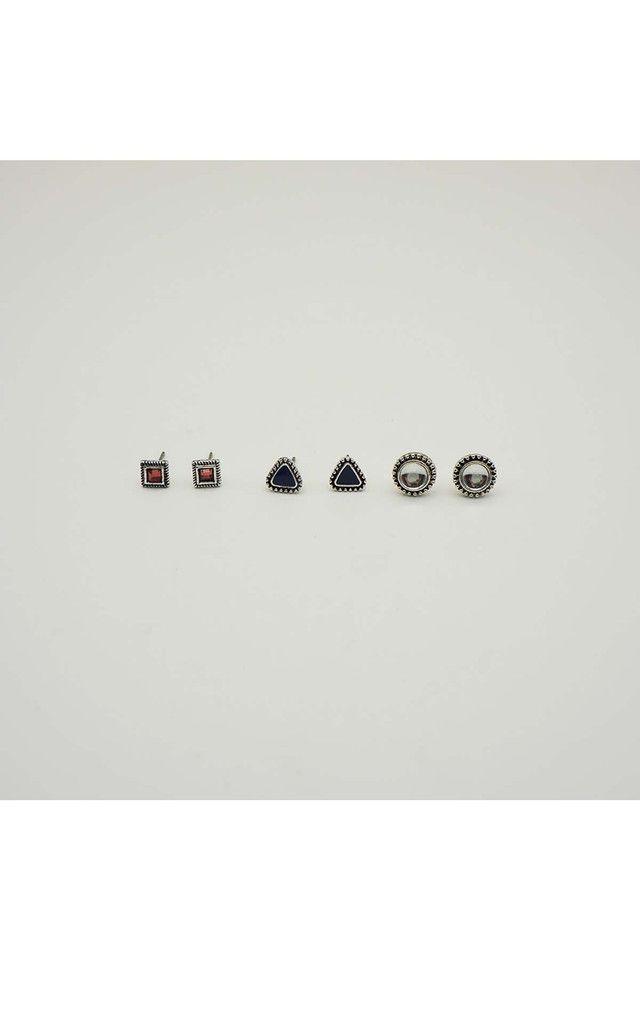 Aros Set Jes Plateados i-D-0