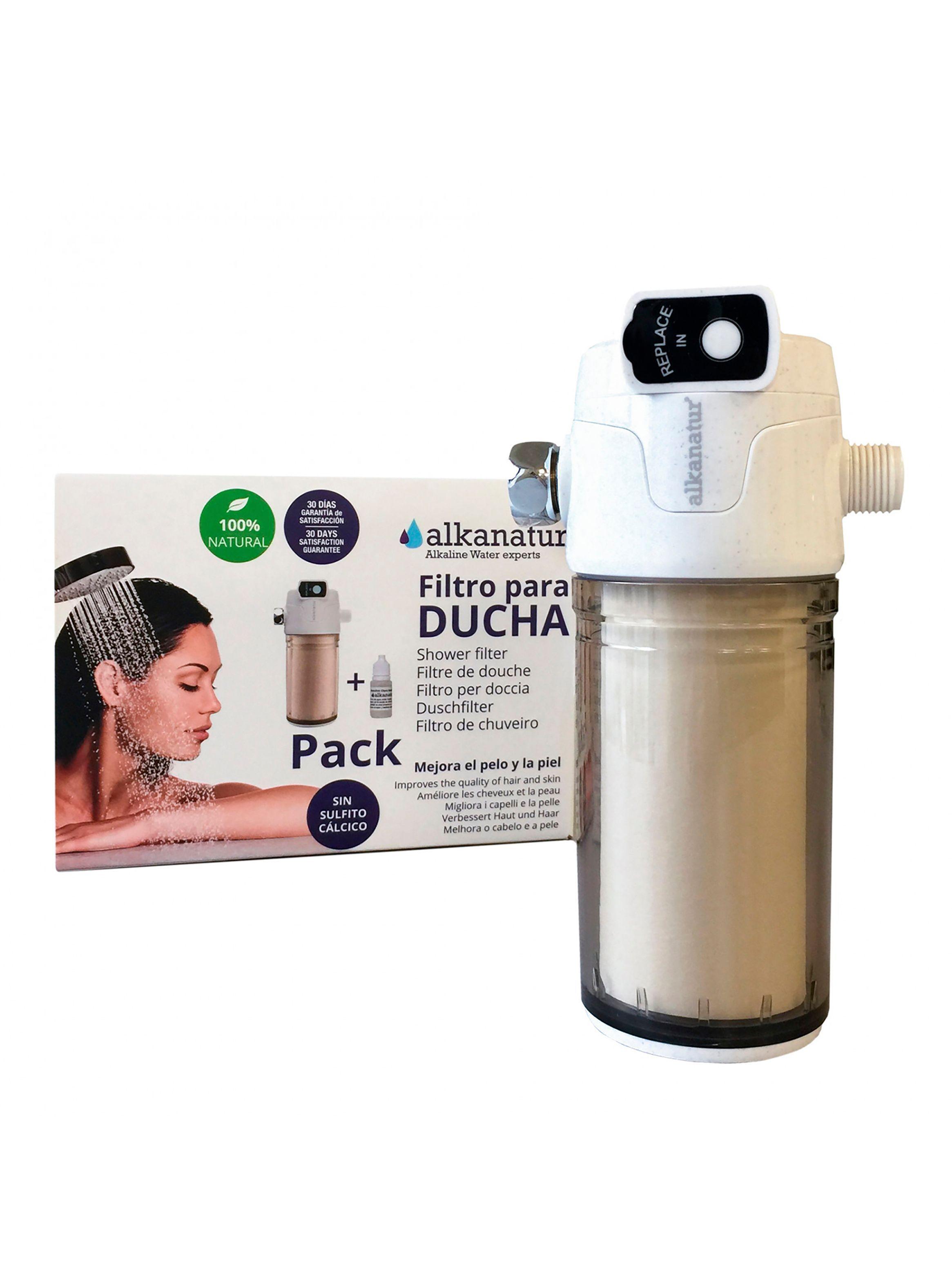 Filtro para ducha + filtro recambiable Alkanatur-0