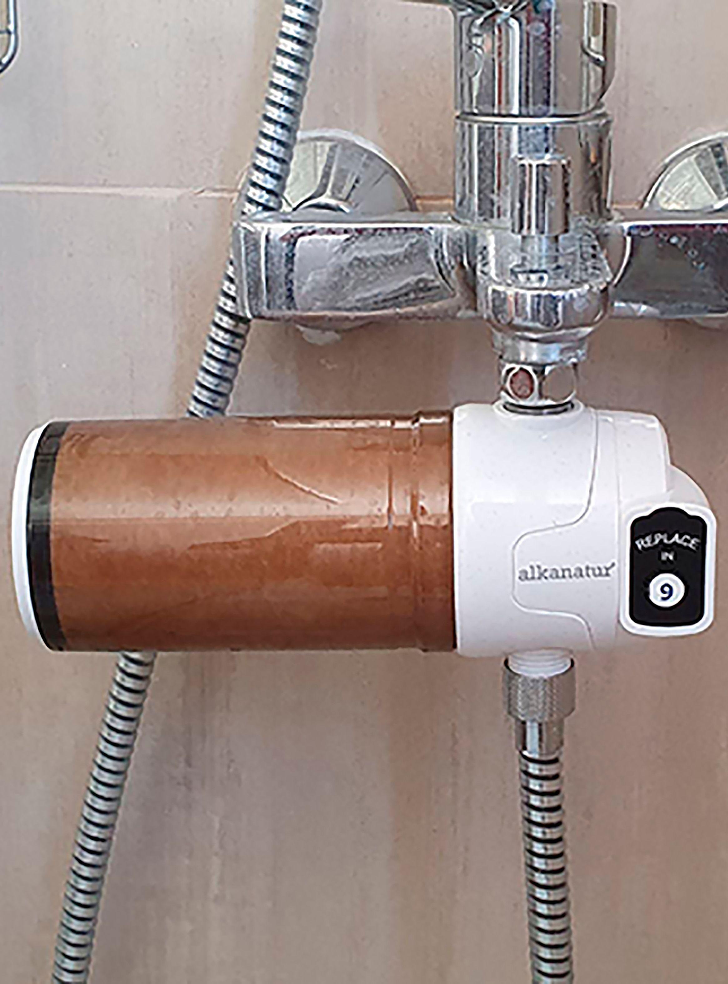 Filtro para ducha + filtro recambiable Alkanatur-4