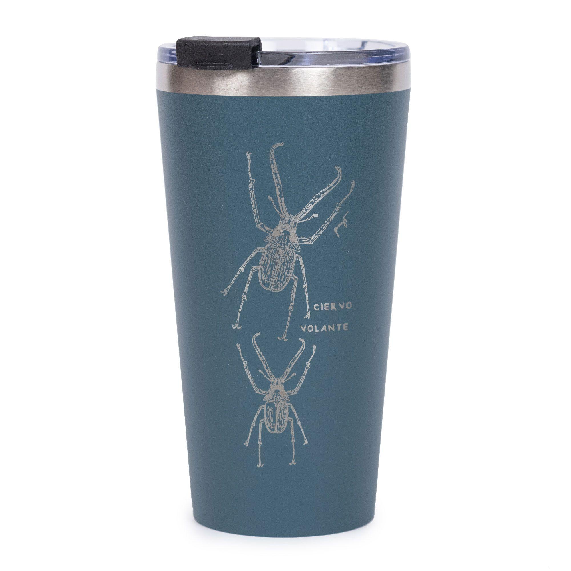 Vaso Térmico 480 Ml Azul Petróleo Ciervo Volante Atakama Outdoor-0