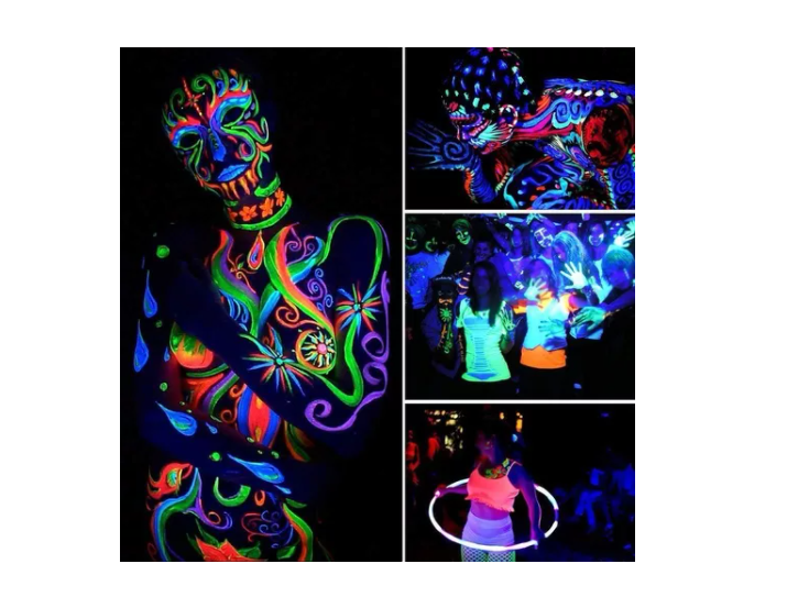 Foco 36 Led Uv Luz Dmx Fiesta Fluor-4