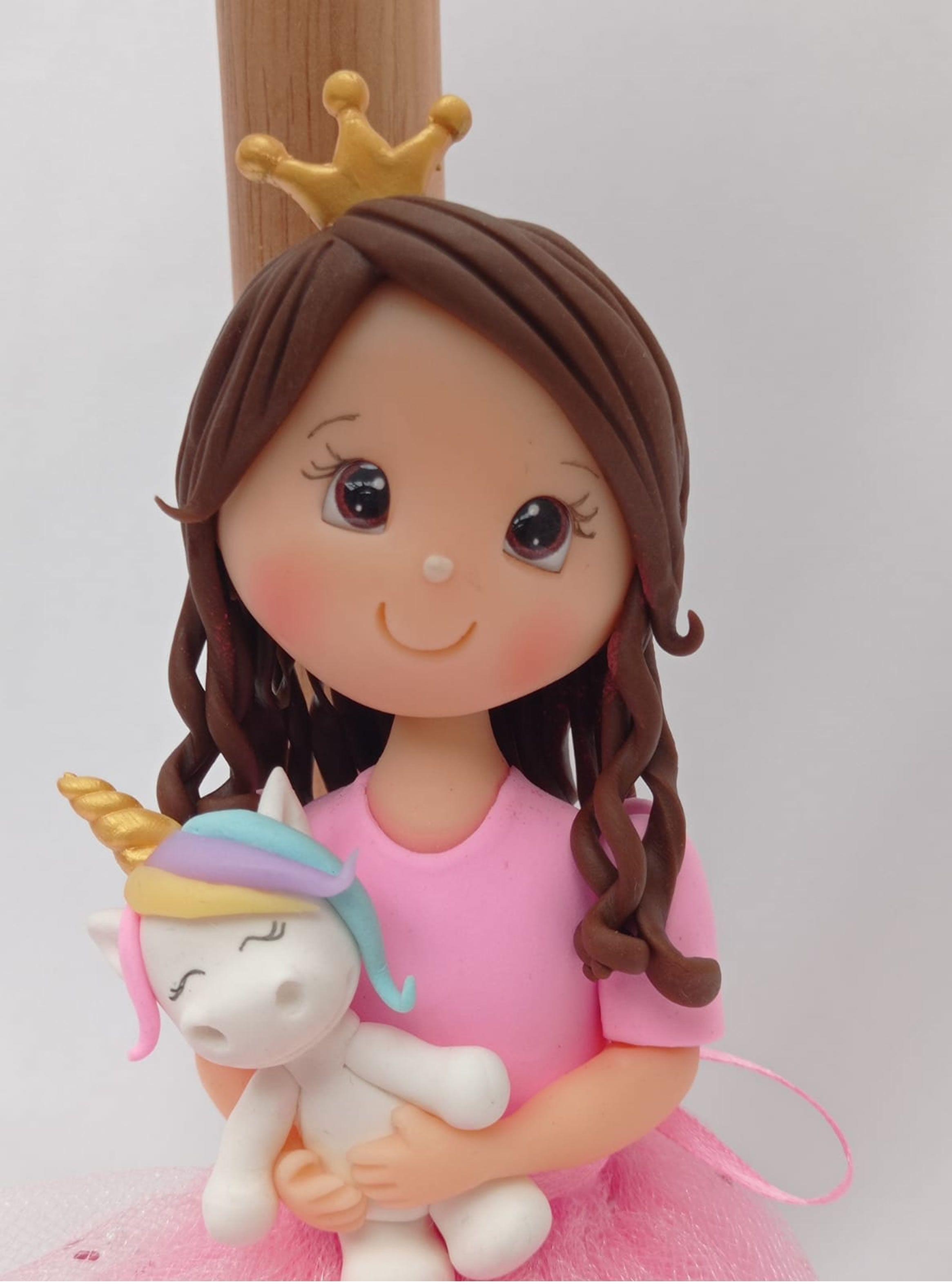 Lampara Velador Princesa  Rosado-2