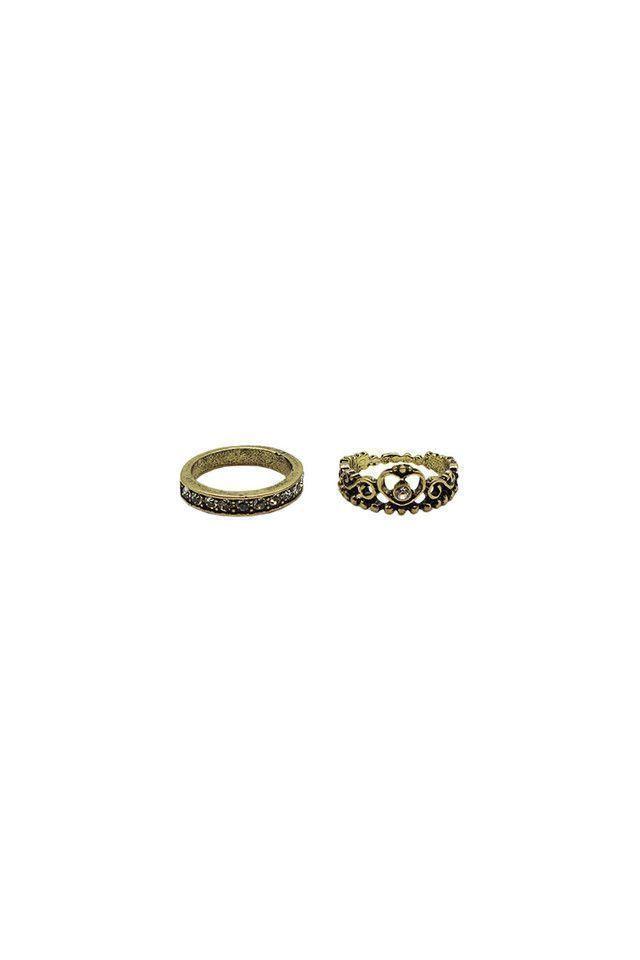 Anillo Set Plateado Black Nitro Blink Humana-0