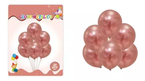 25 Globos Cumpleaños Set De Cumpleaños Globos Rosado 0023-6