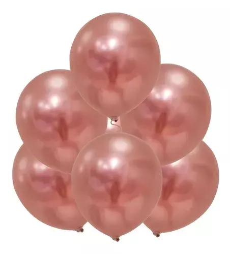 25 Globos Cumpleaños Set De Cumpleaños Globos Rosado 0023-0
