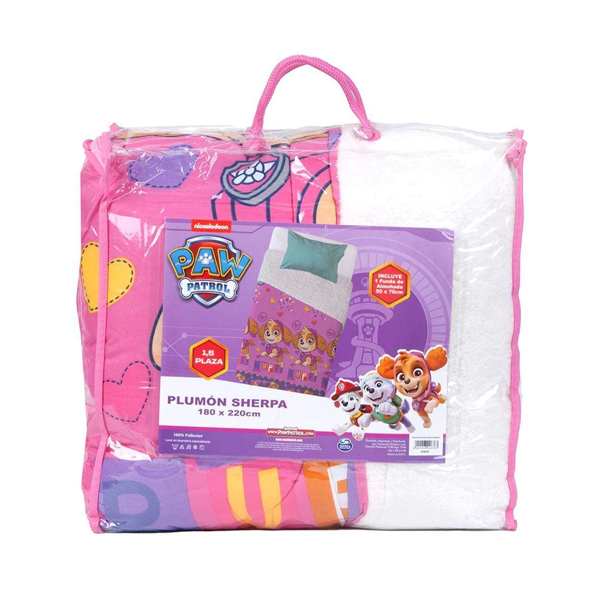 PAW PATROL - NIÑA RUFFI - PLUMON MICROFIBRA SHERPA - 820638 - 1.5 PLAZA - WINDSOR-2