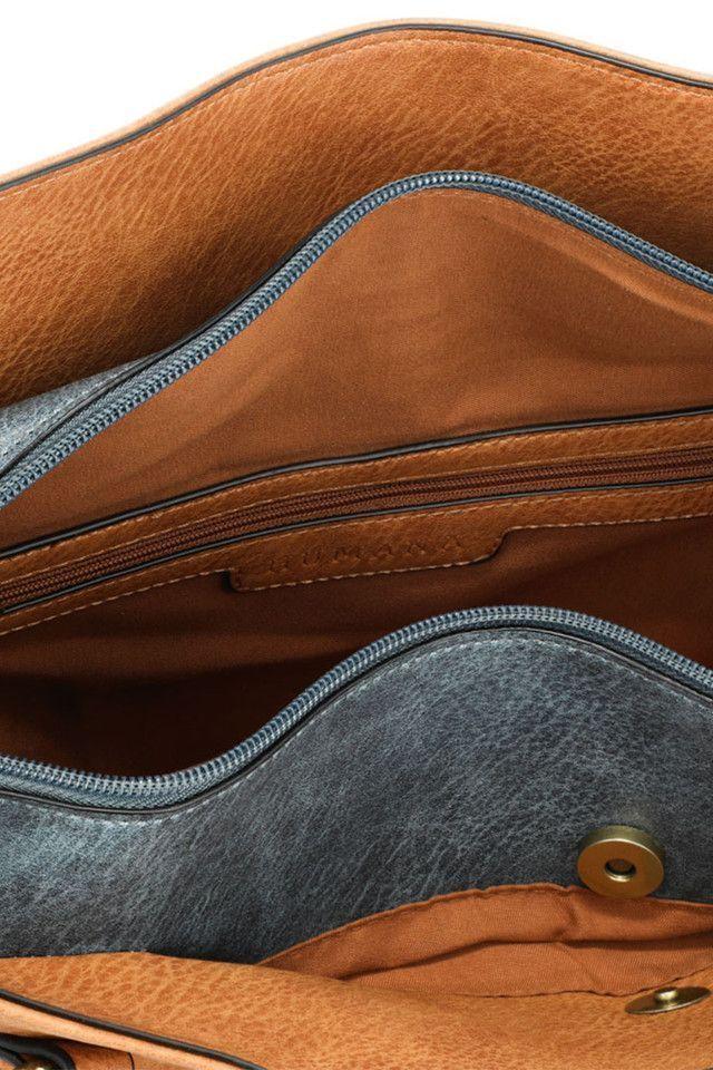Cartera Hombro Marrón Humana-2