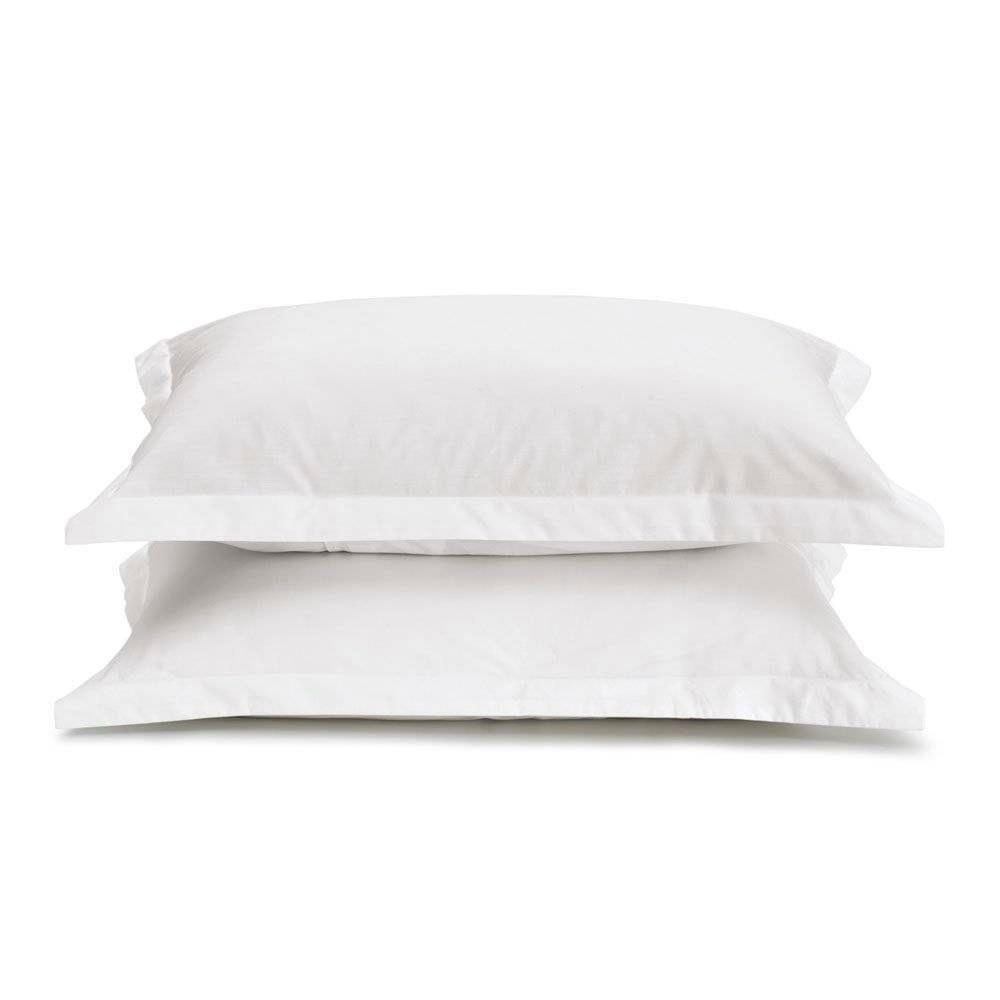 Juego de fundas de almohada Karsten Liss 180 hilos Blanco-0