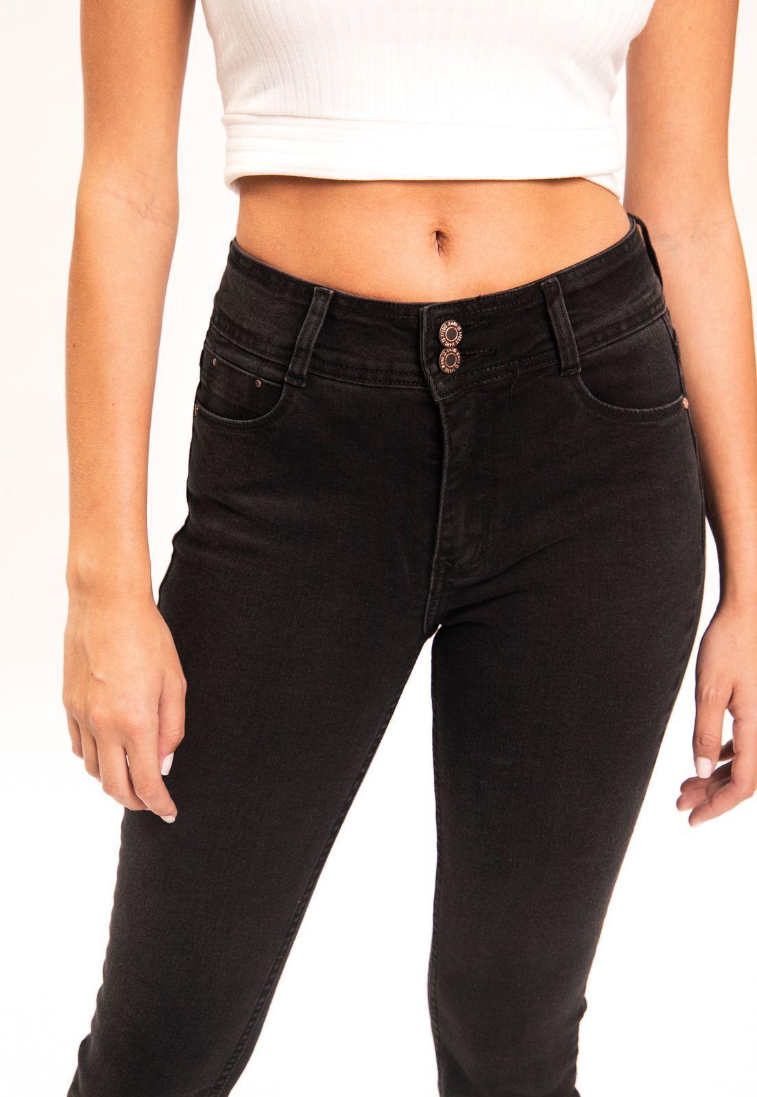 Jeans Crop Milan Black-1