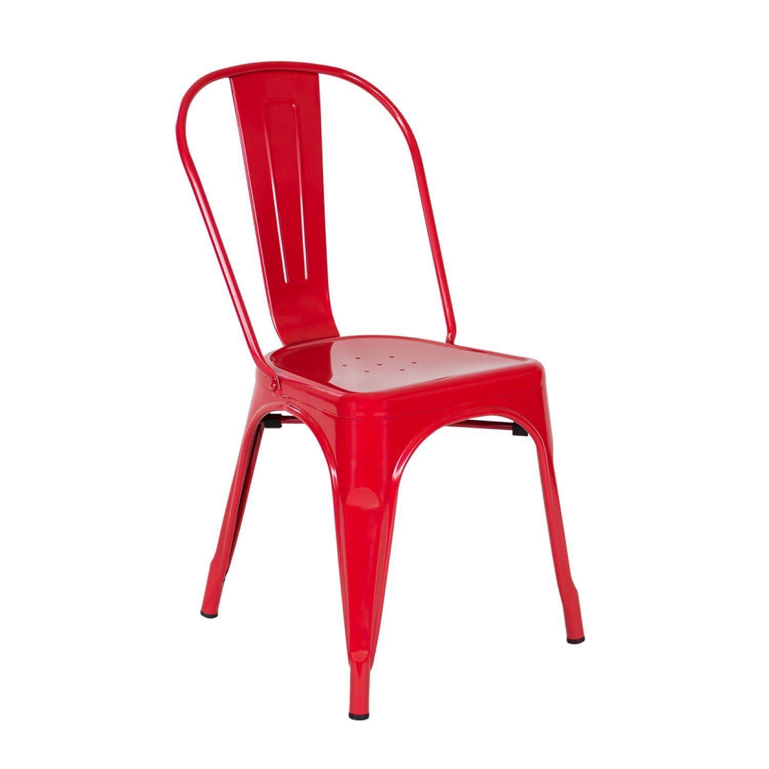 Silla Tolix Roja-0