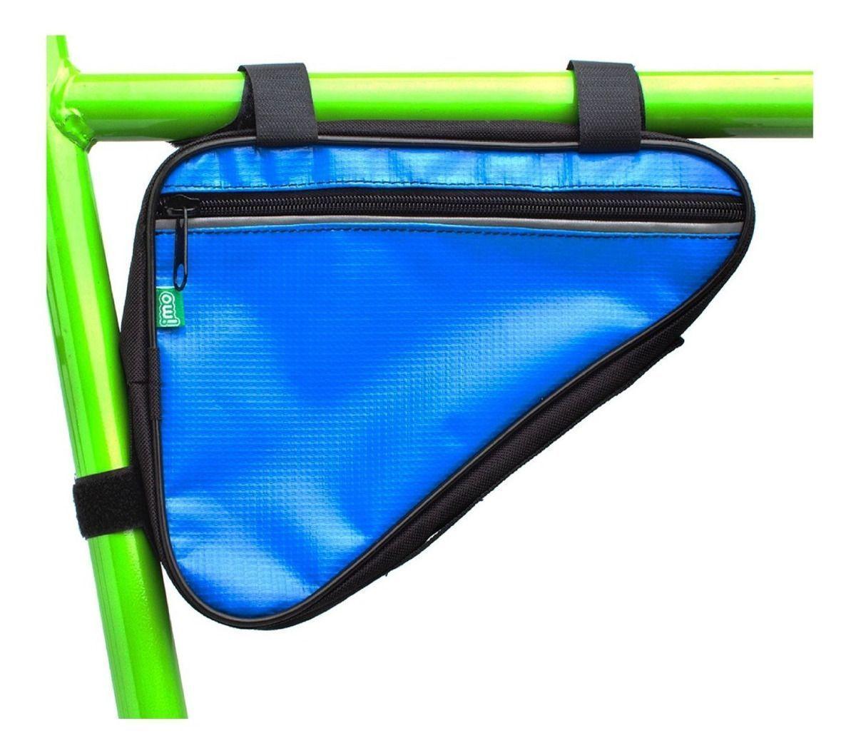 Bolso Bicicleta Impermeable Triángulo 1l Azul Nuevo Onwheels-0