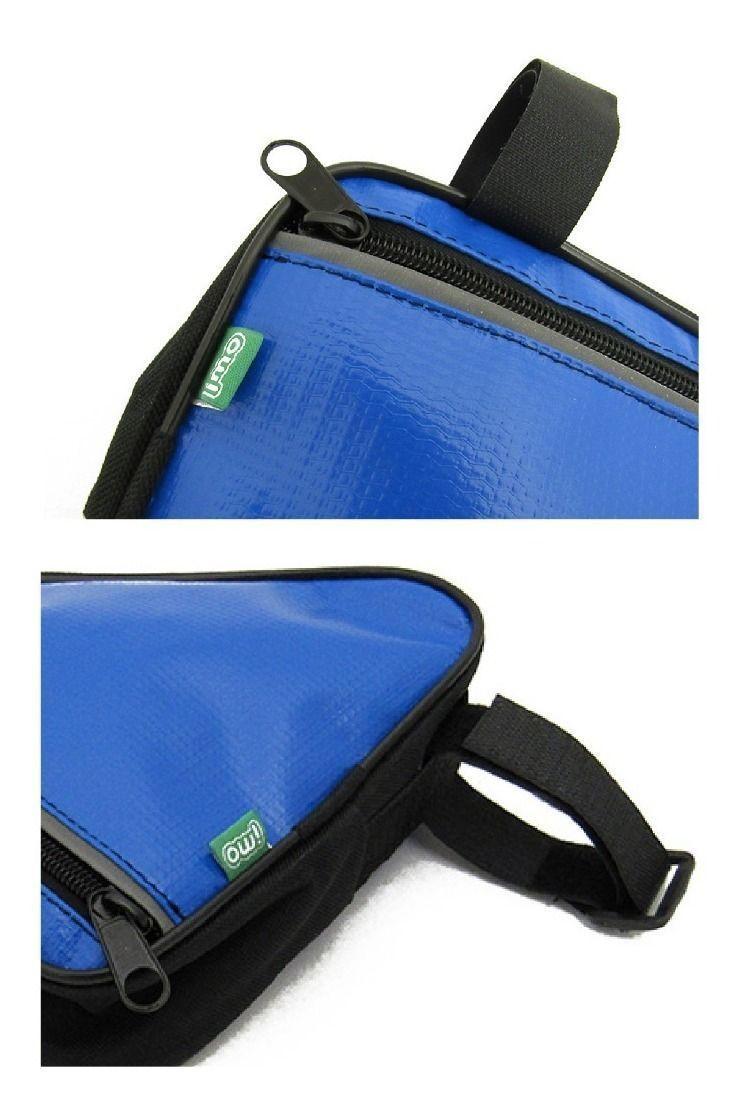 Bolso Bicicleta Impermeable Triángulo 1l Azul Nuevo Onwheels-1