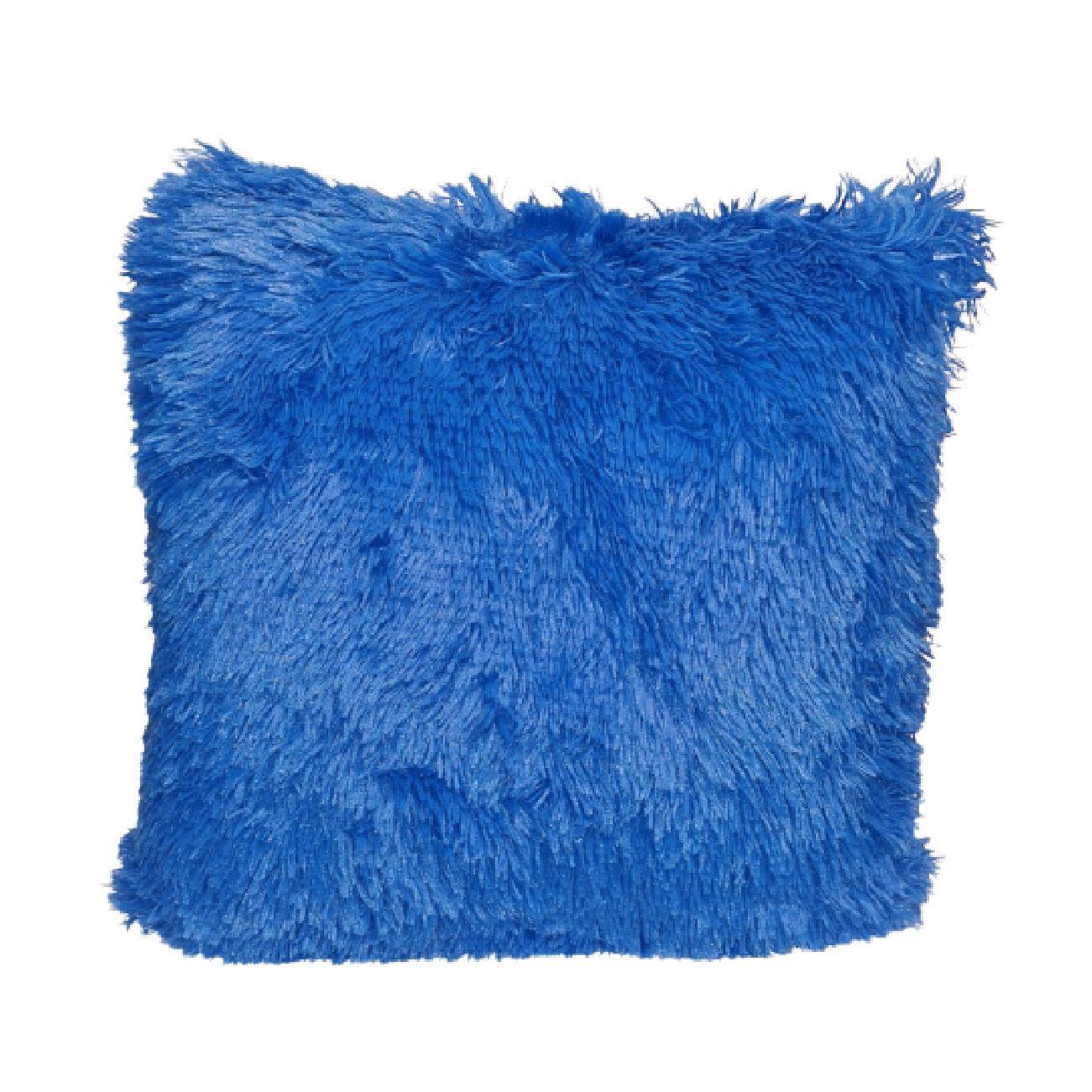 Funda Para Cojin Pelo Medio - Azul Rey-0
