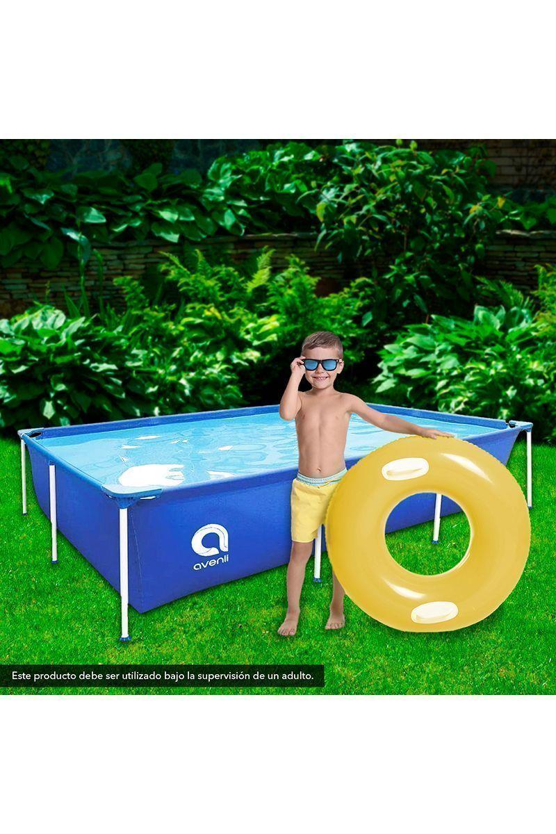 Piscina Rectangular 1287Lts 42x228x159cm Celeste-5