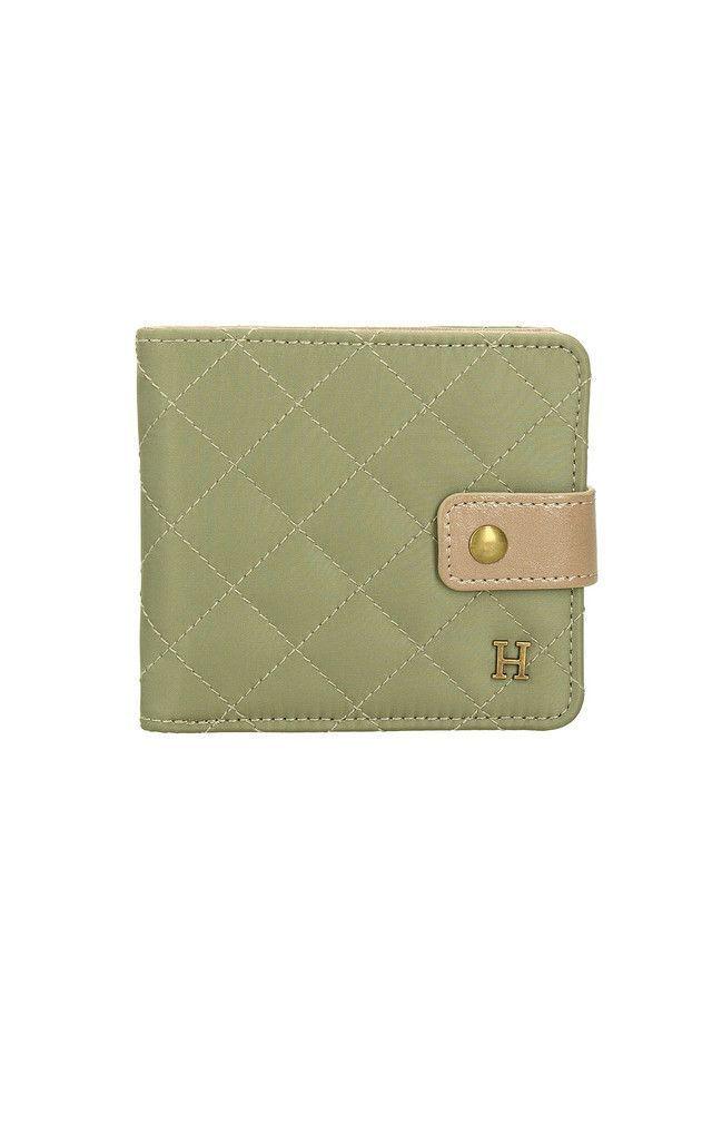 Billetera Chica Quilt Verde Humana-0
