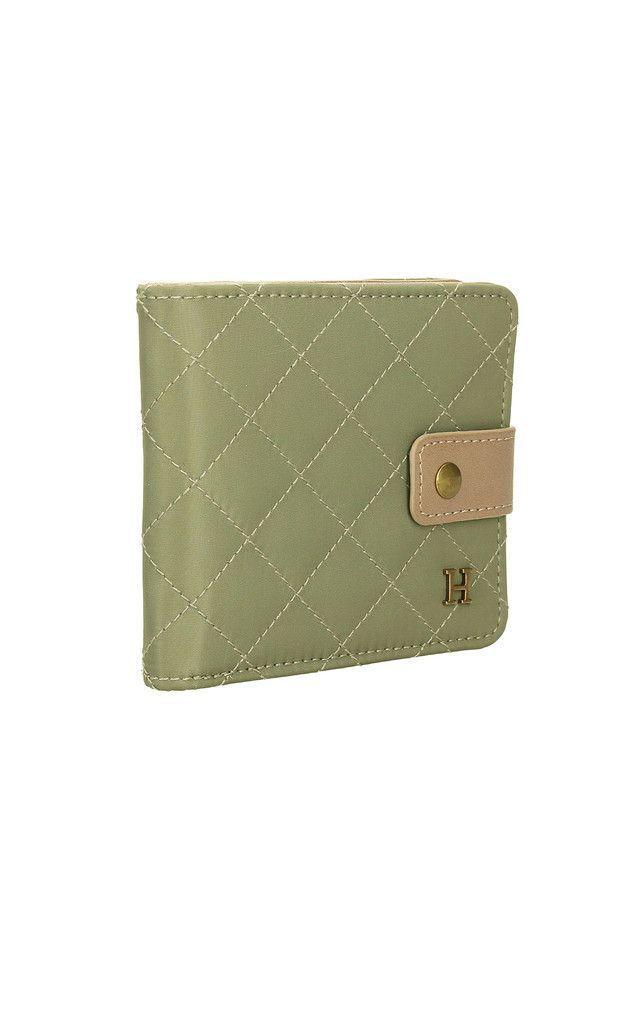 Billetera Chica Quilt Verde Humana-1