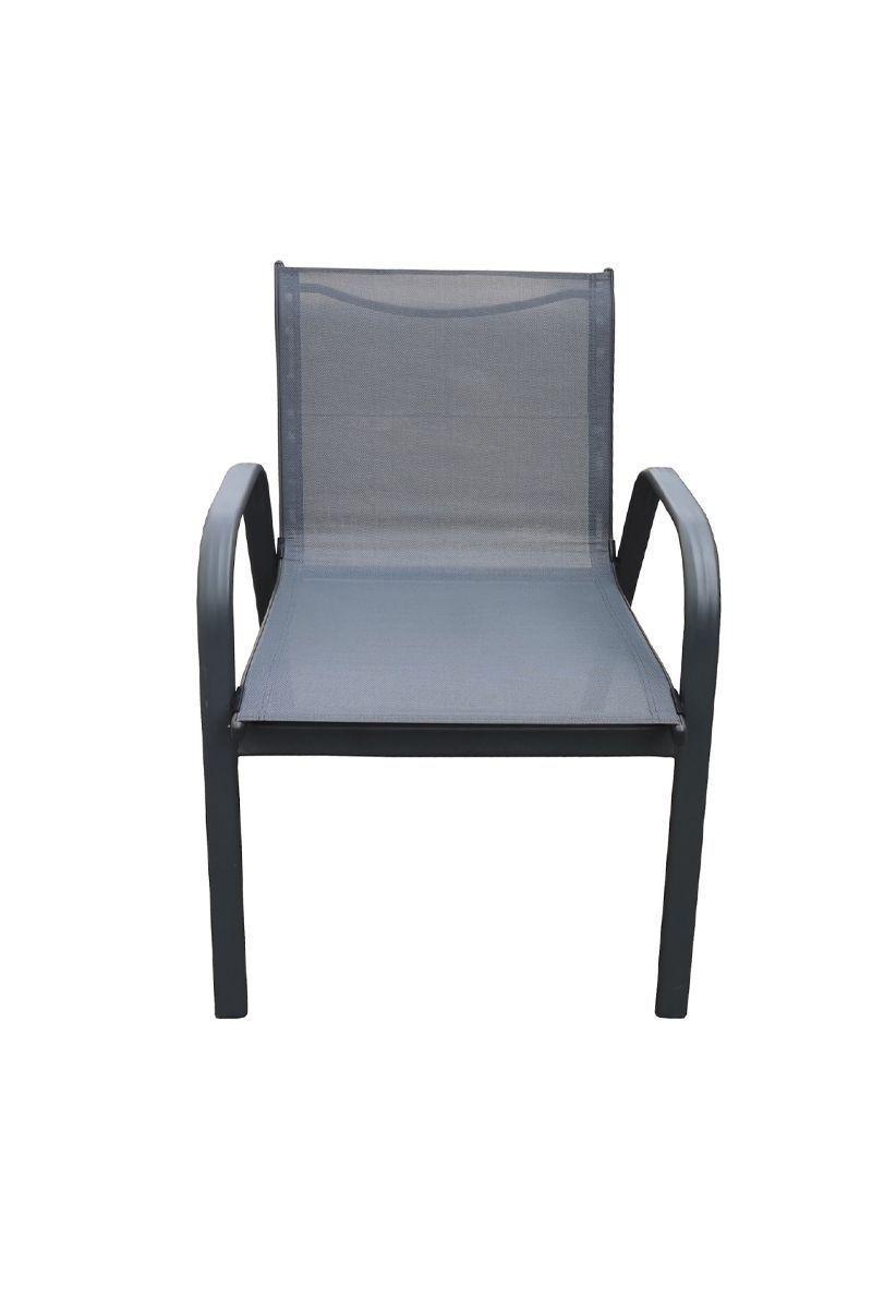 Juego de Terraza Textileno 4 Piezas Gris-3