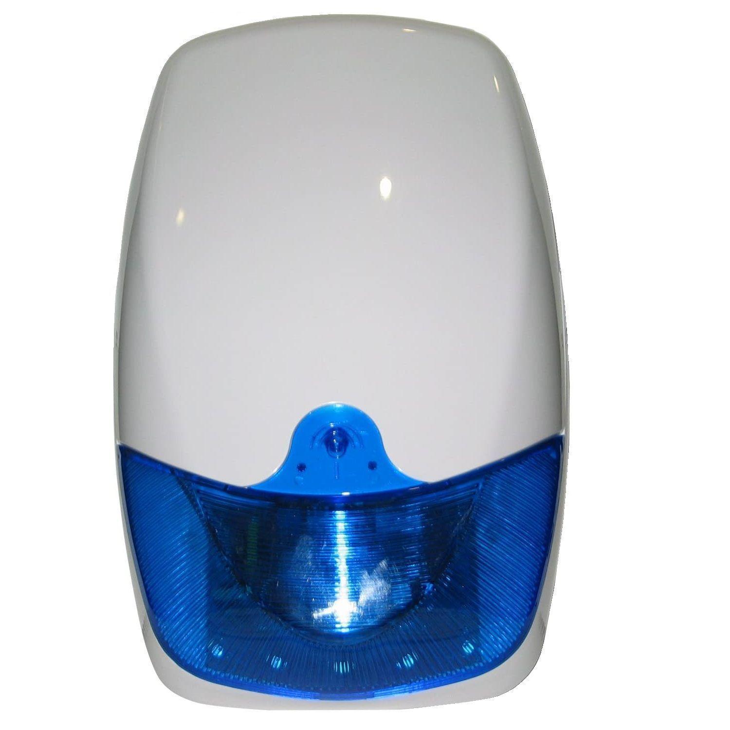 Alarma Comunitaria 240 Db Luz Azul + Bateria + 3 Controles-1