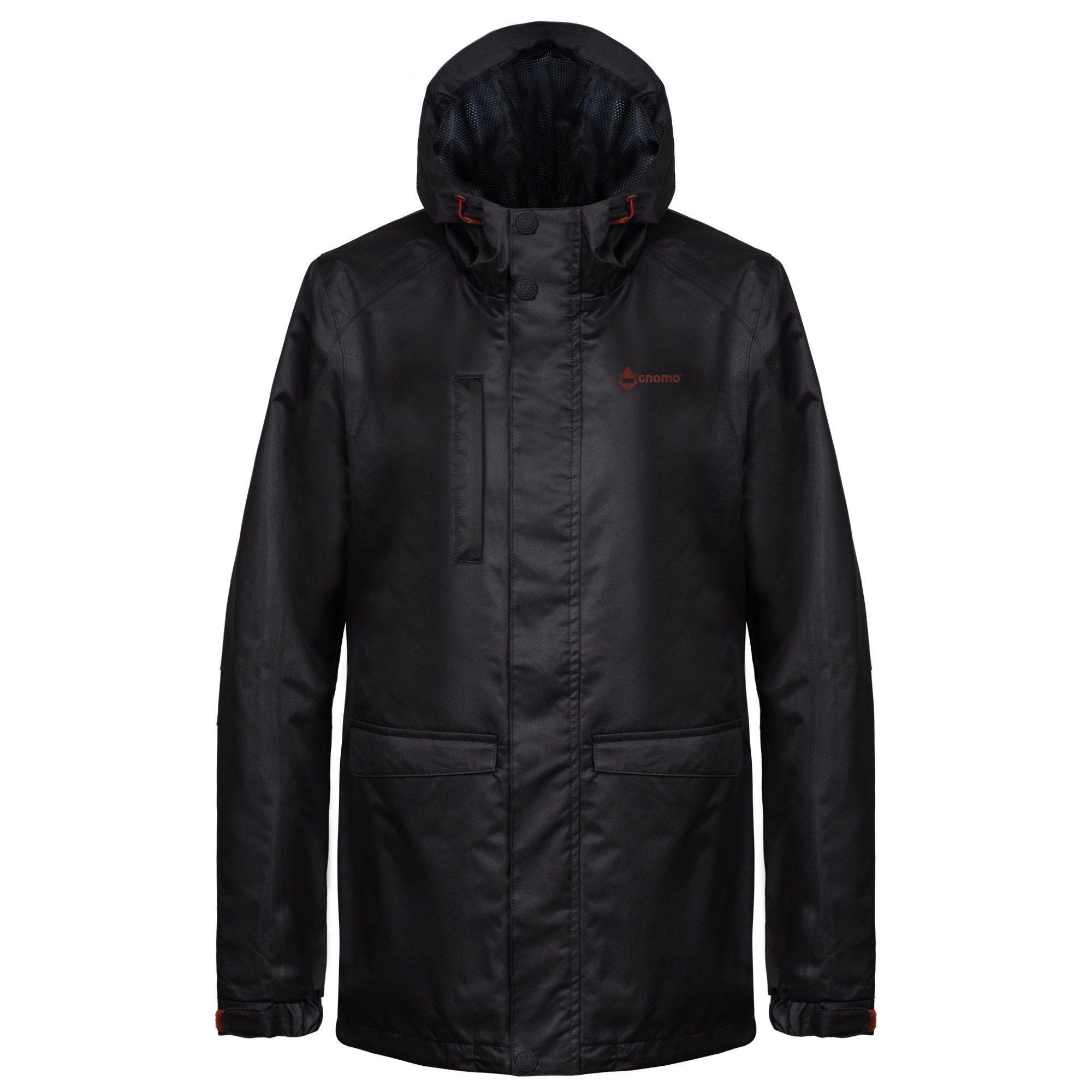 Chaqueta Impermeable Naren Black Mujer Gnomo-0