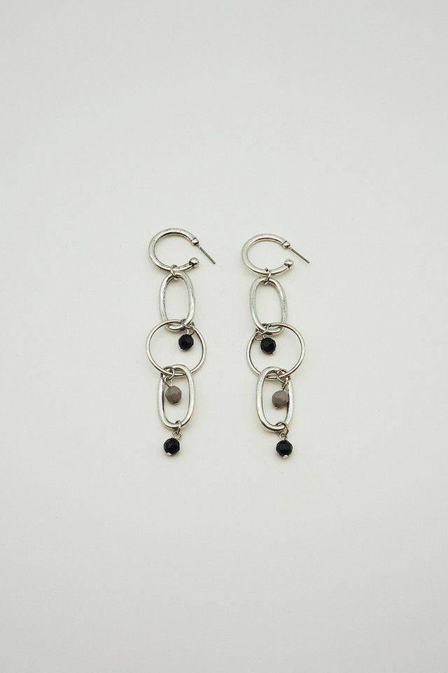 Aros Eslabones Plateado Humana-0