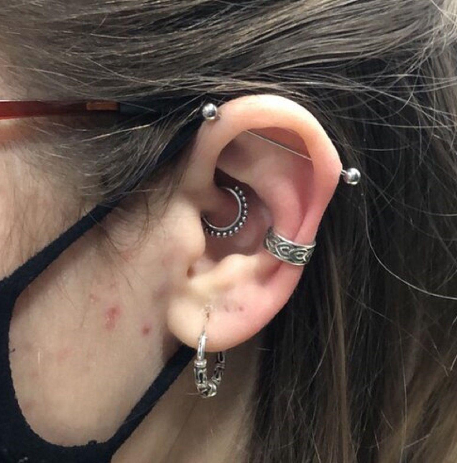 Piercing Septum Anillo Oreja Tragus Daith Esferas Tabique-2