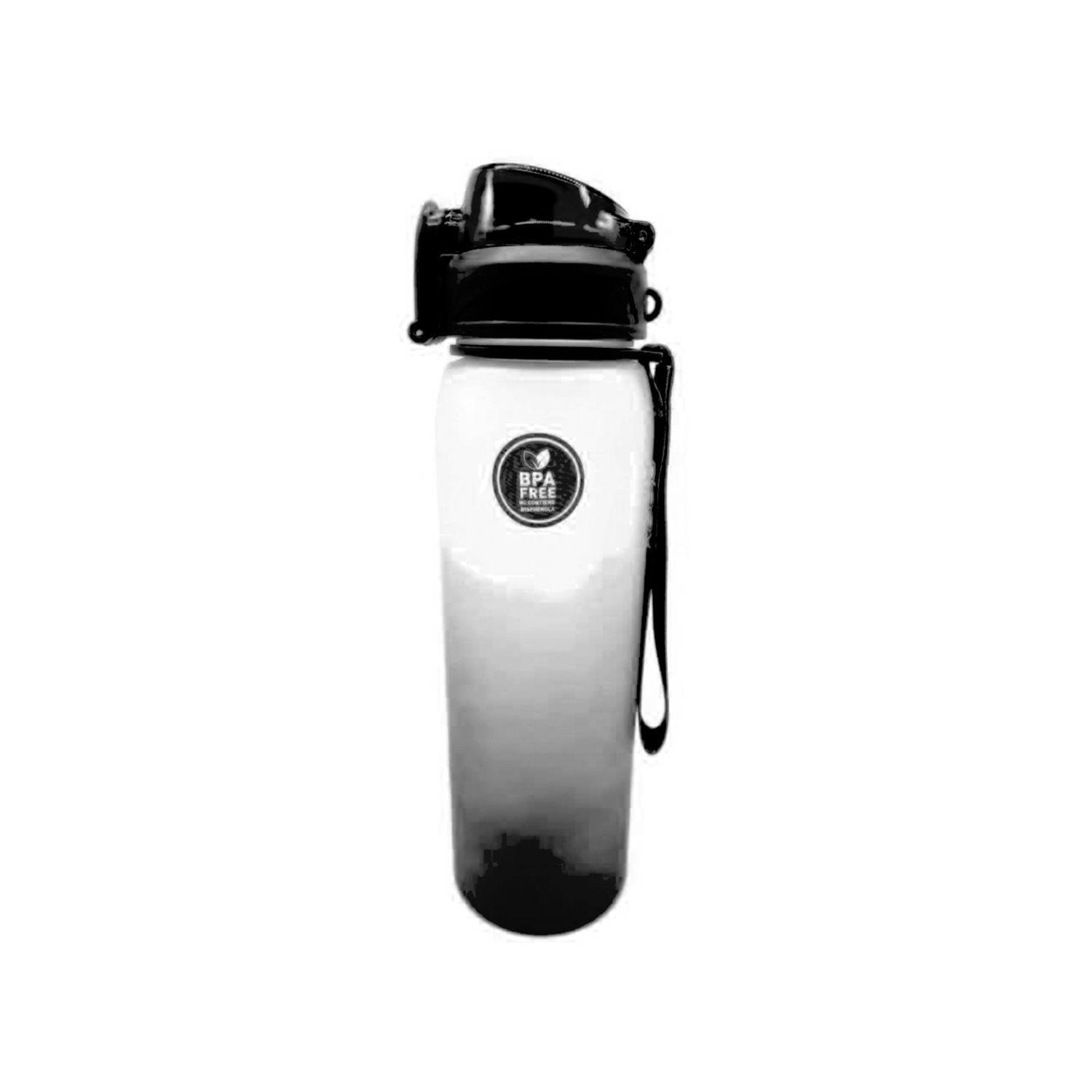 Botella Refill Motivacional Transportable 1L Negro - Keep-0