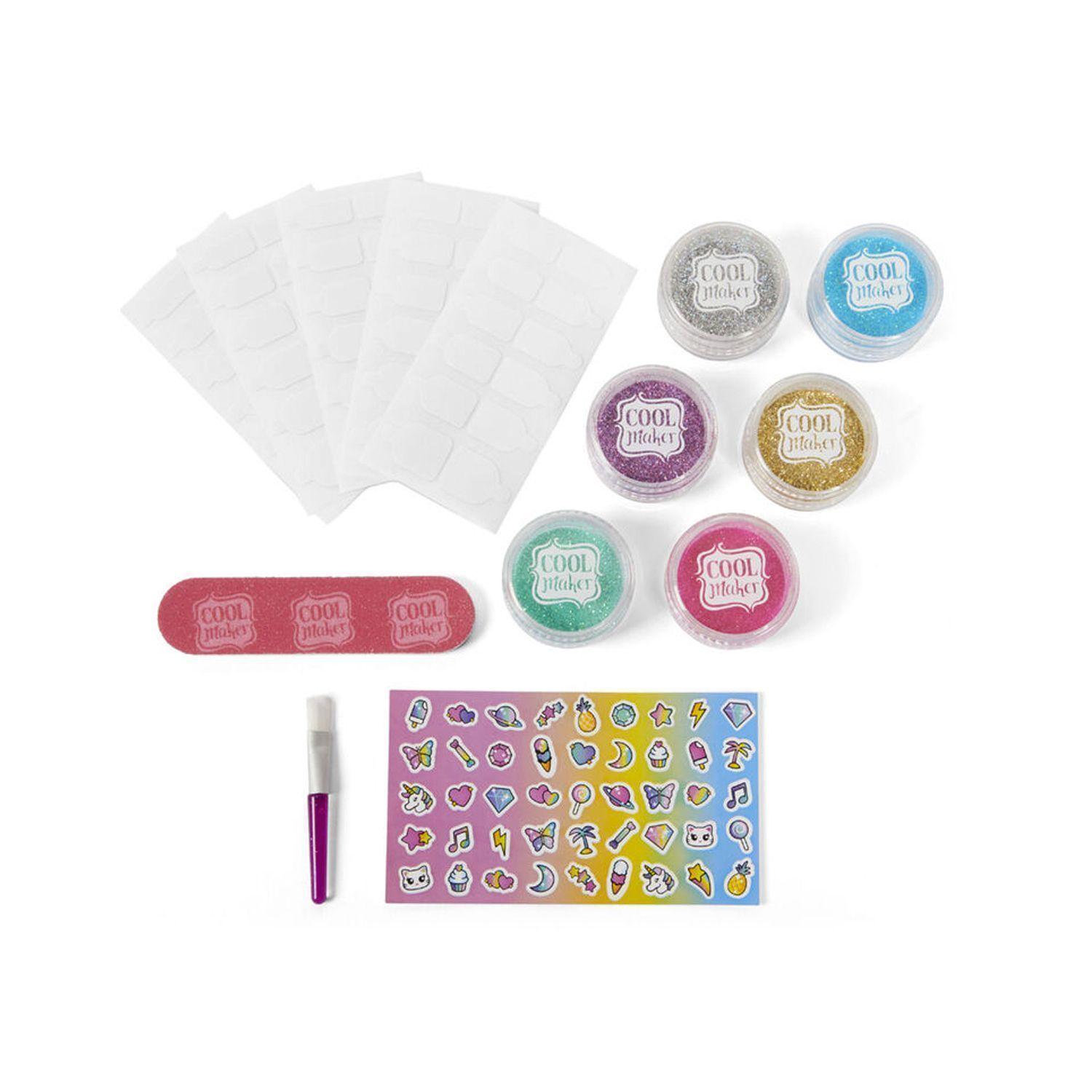 Set Manicure Para Uñas Con Glitter "Go Glam" - Cool Maker-1