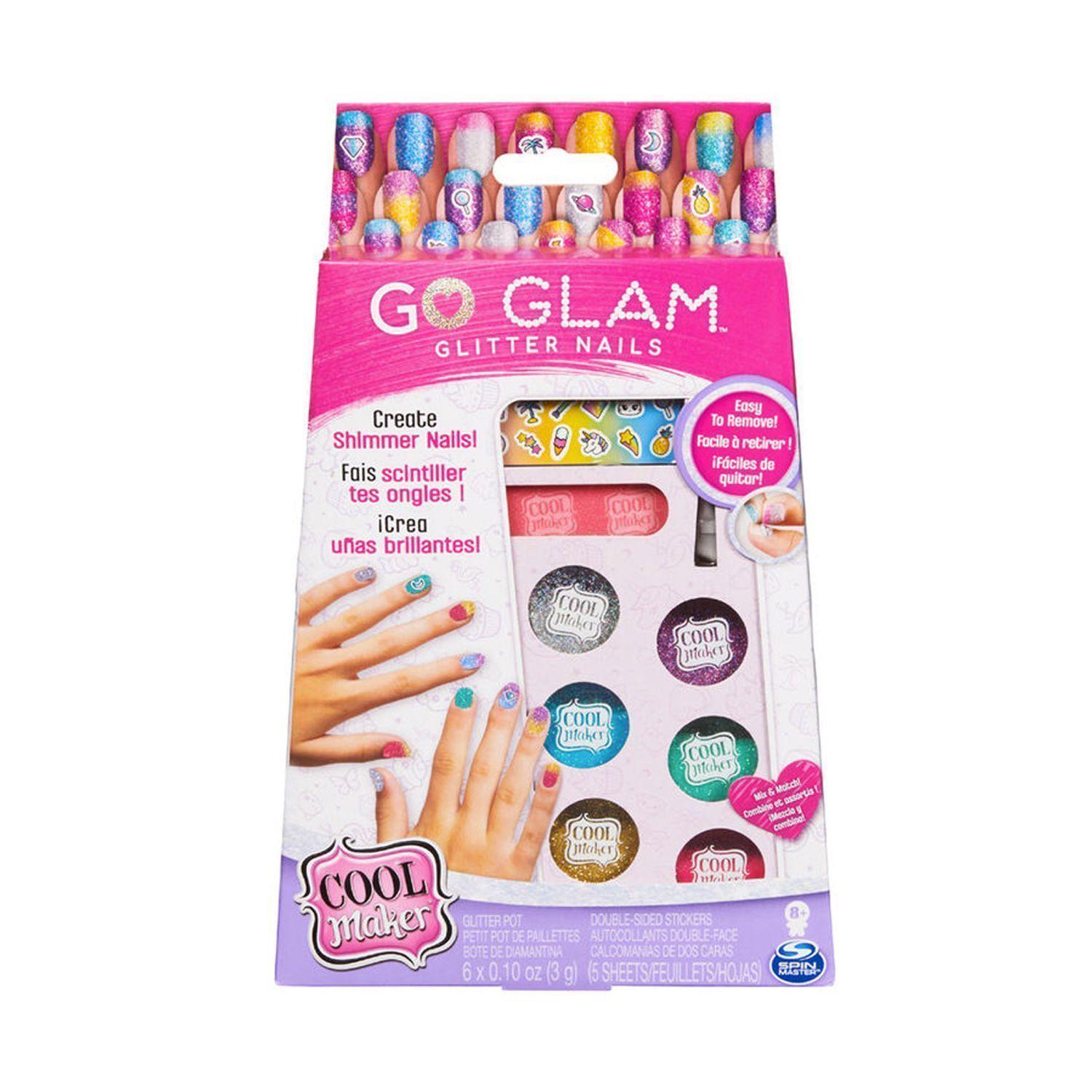 Set Manicure Para Uñas Con Glitter "Go Glam" - Cool Maker-0