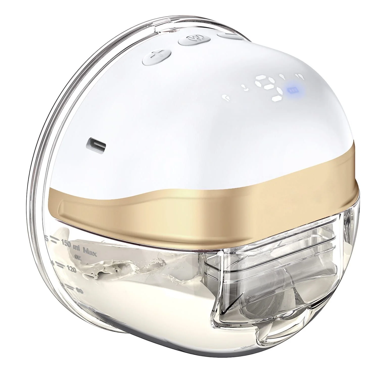 Extractor de Leche Eléctrico Manos Libres Gold Super Mom-0