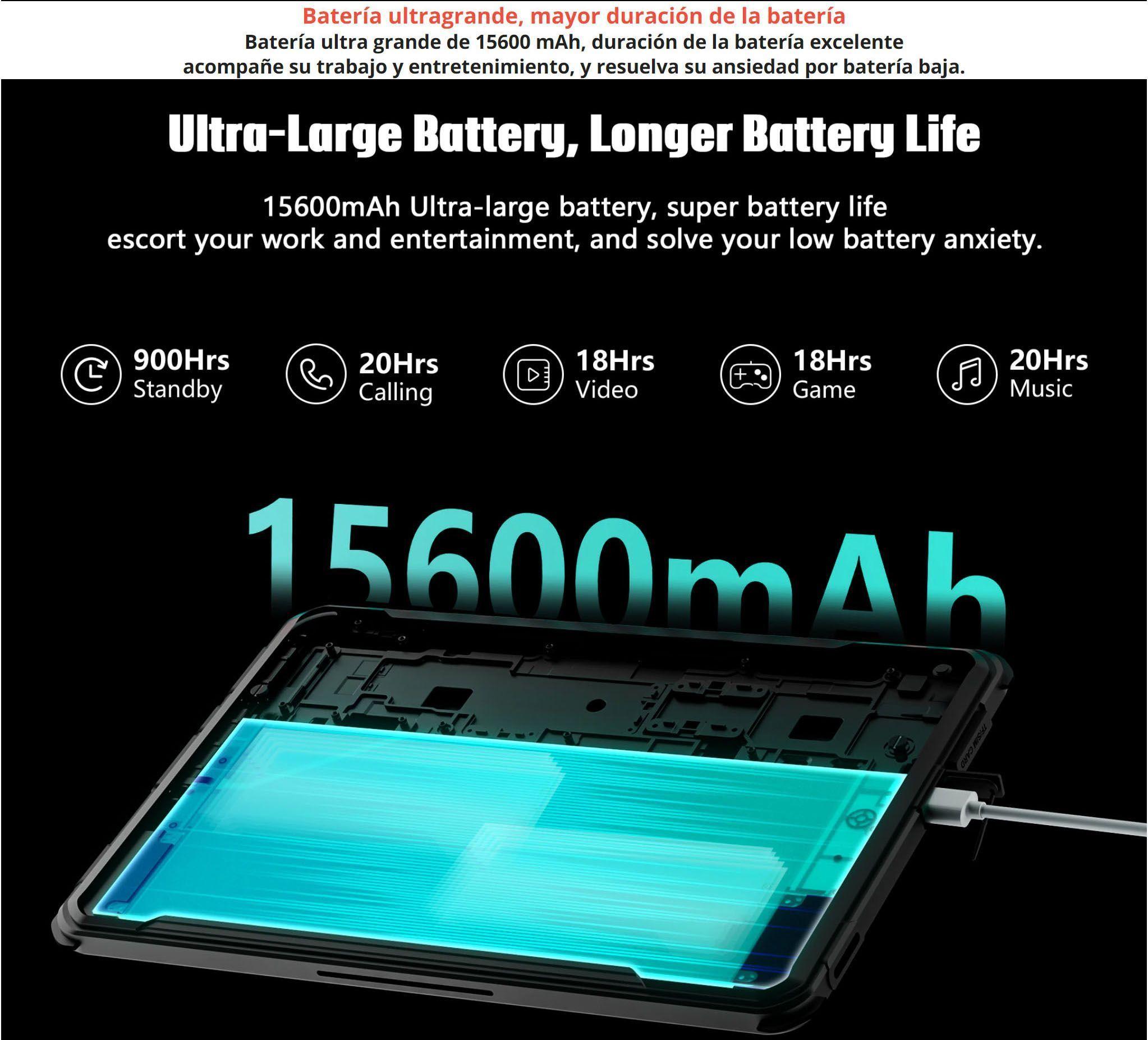 Tablet Rugged R6 Pro - IP68 4G Resistente Golpes Polvo Agua-3
