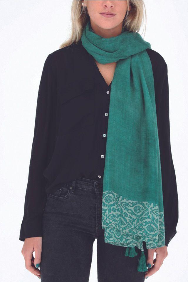 Pañuelo Victorian Verde Humana-0