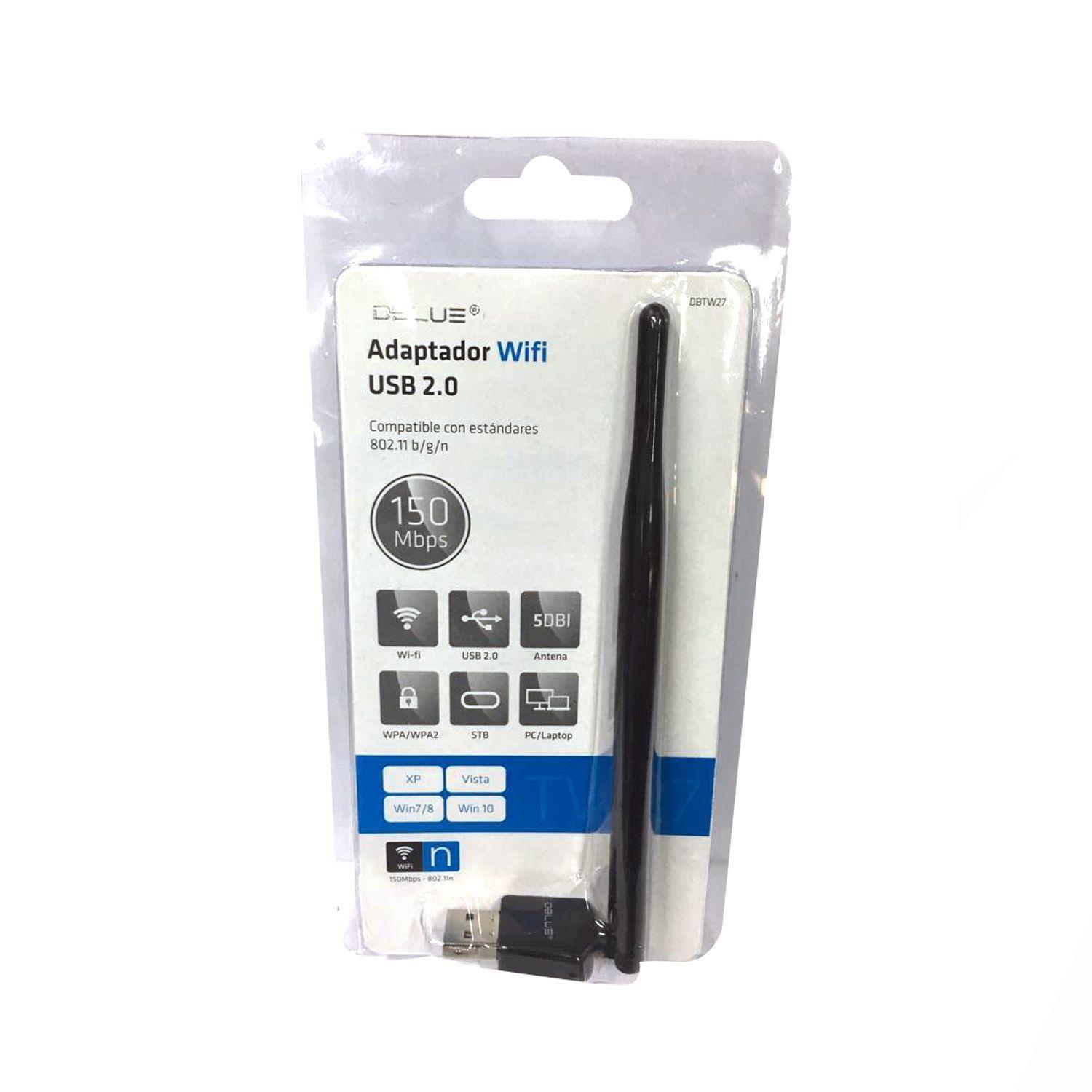 Antena Adaptador WIFI USB 2.0 150Mbps Dblue-3
