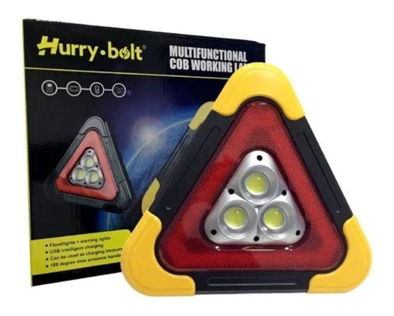 Luz Triángulo De Emergencia Recargable 3 Led Multifuncional-2