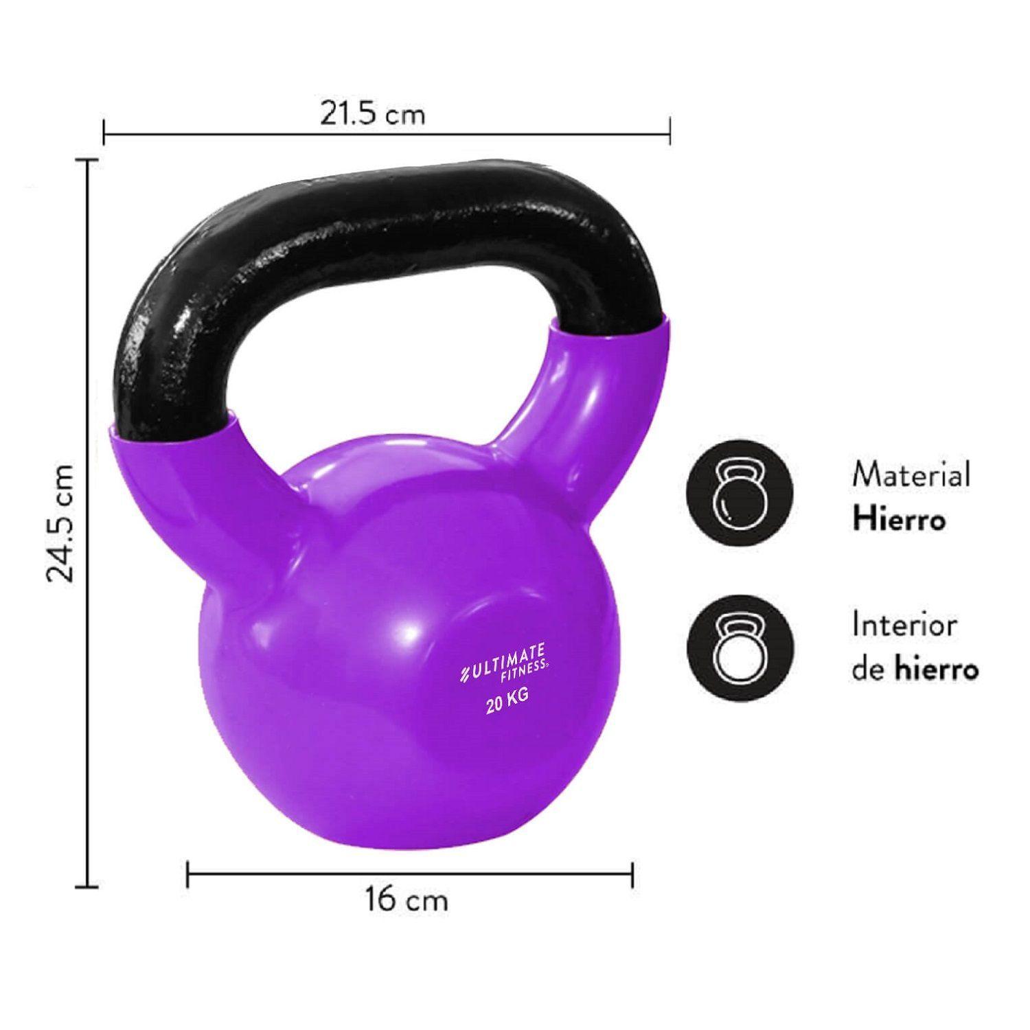 Kettlebell Pro – Pesa Rusa 20 kg Purpura-1