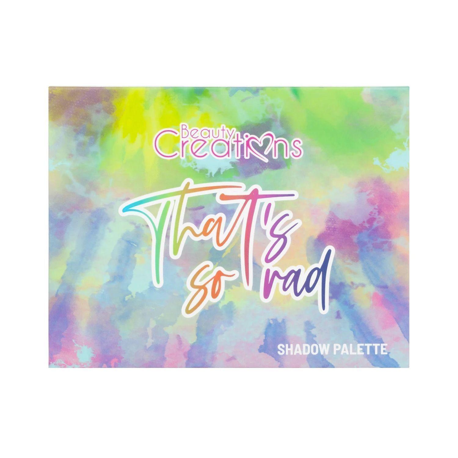 Set Paleta de Sombras "That's So Rad" + Blush/ Rubor "Happy Vibes" Beauty Creations-1