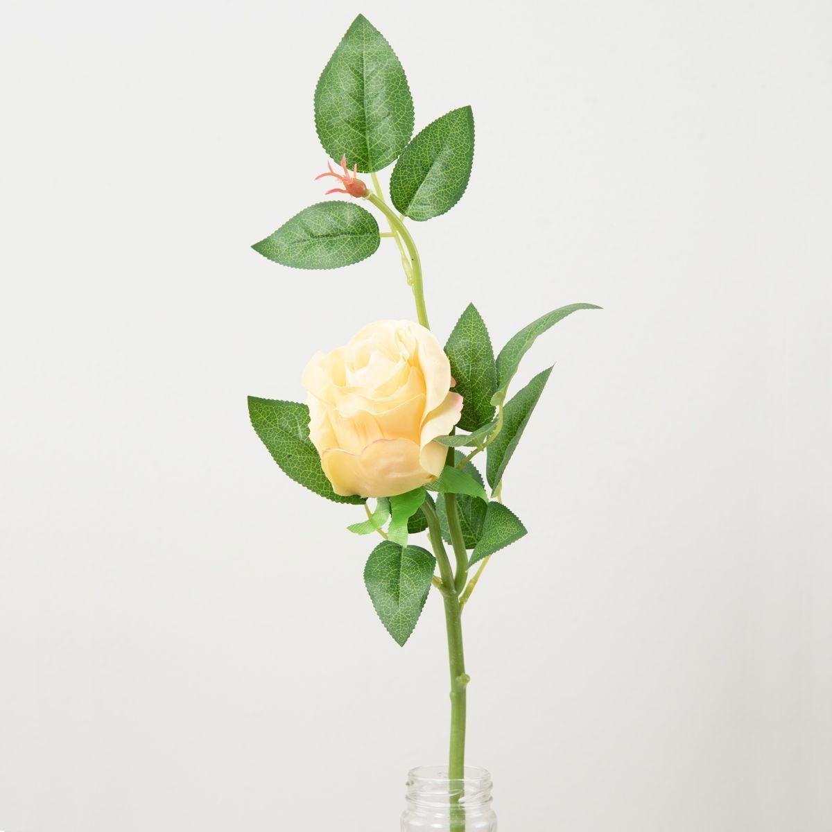 Rosa Artificial Amarilla 46cm-2