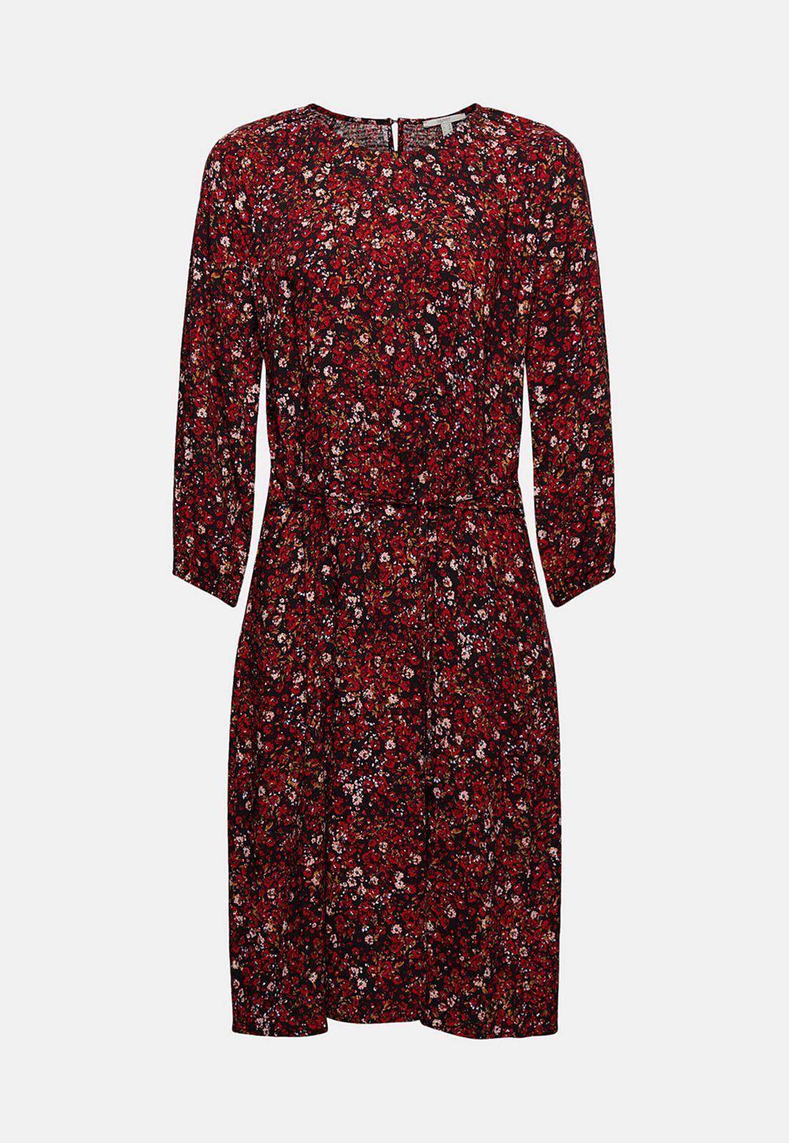 Vestido Estampado De Flores Esprit-3