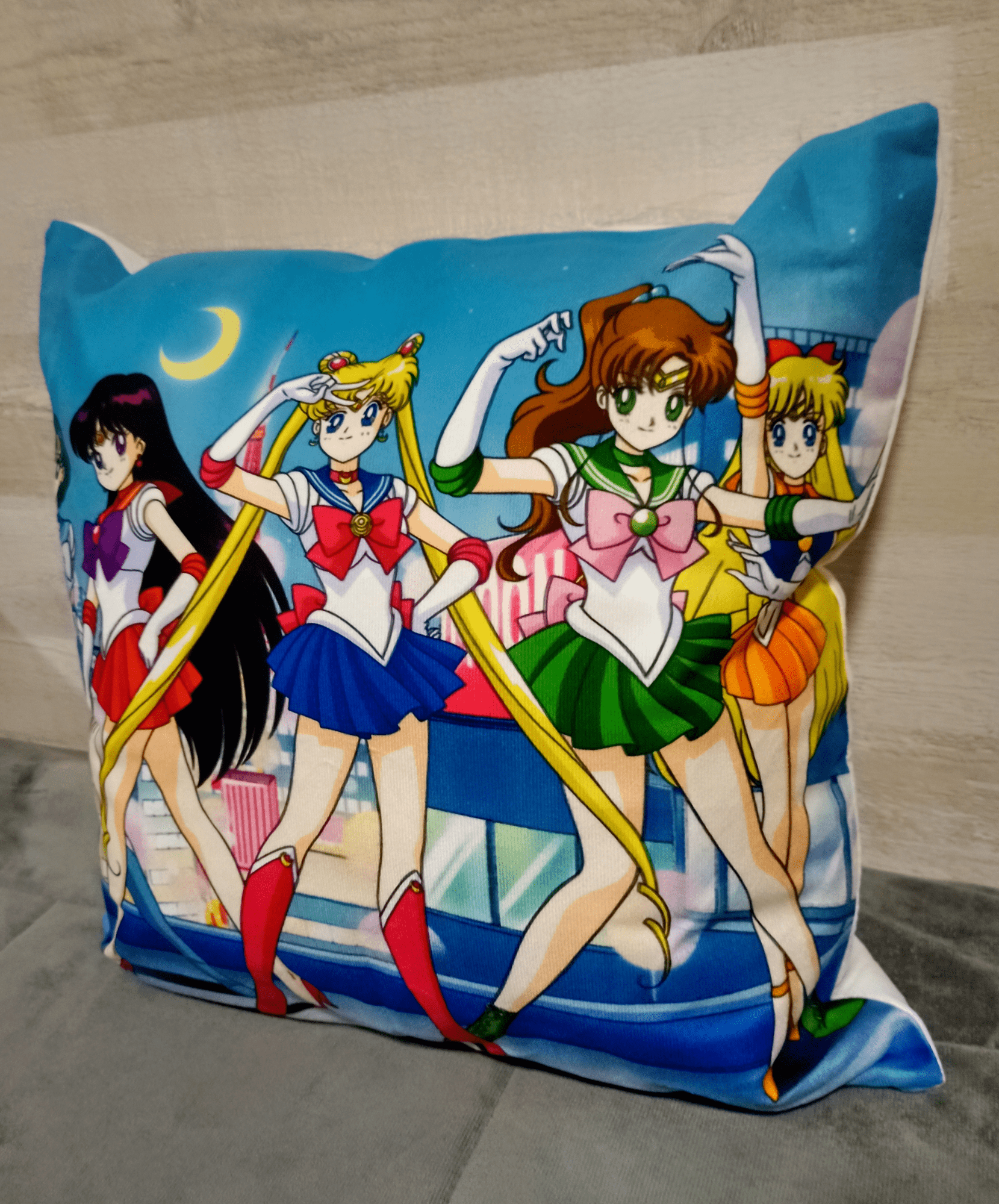 Cojín Felpa 45x45 cm De Sailor Moon Extra Suave -2