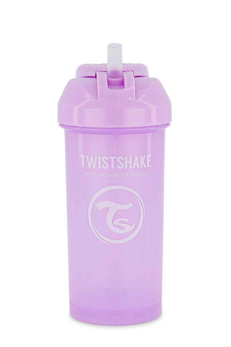 Vaso con bombilla Twistshake Straw Cup 360ml morado-0