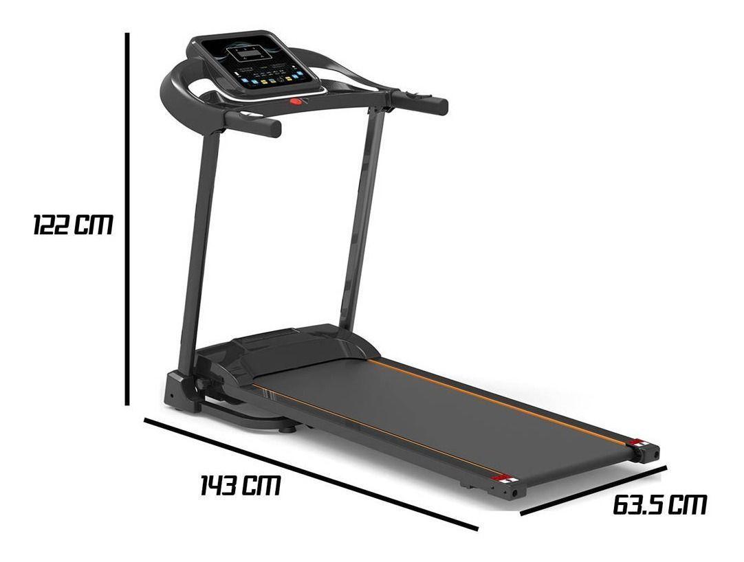 Trotadora Electrica Plegable 1,8 Hp Bluetooth Gym-7