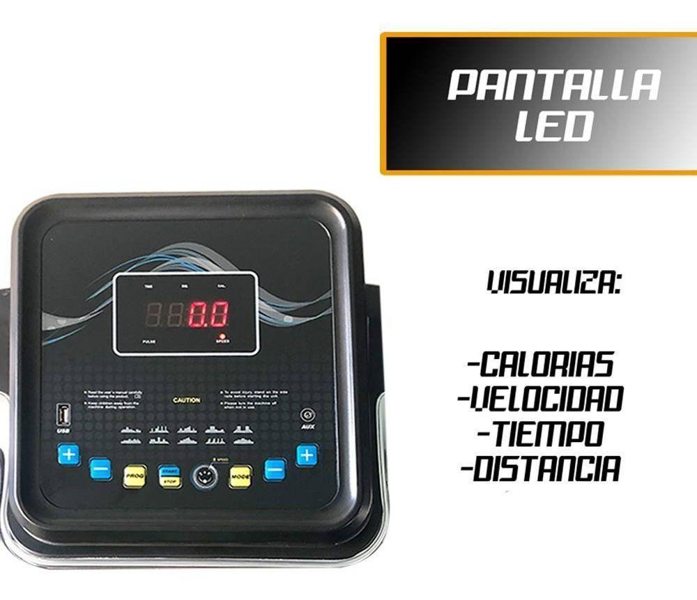 Trotadora Electrica Plegable 1,8 Hp Bluetooth Gym-3