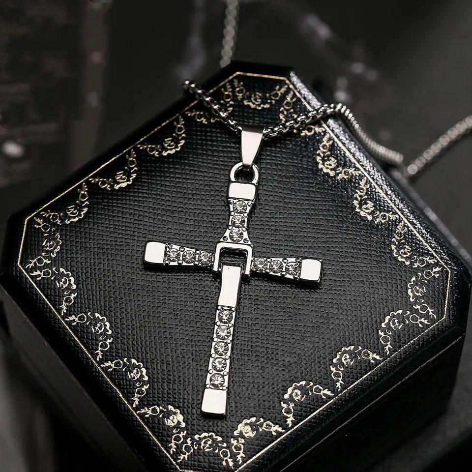 Collar Cruz de Dominic Toretto Acero 50x30mm-3