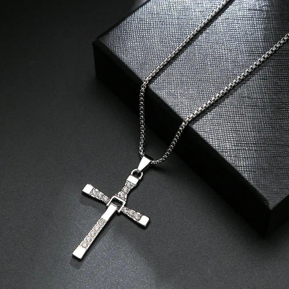 Collar Cruz de Dominic Toretto Acero 50x30mm-4