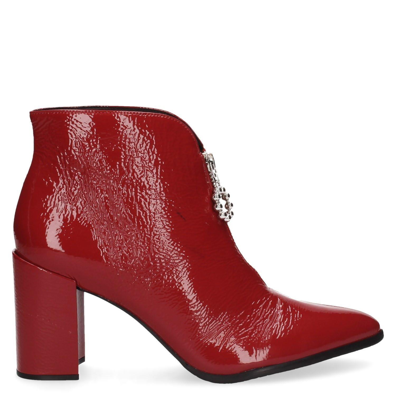 Botin Vestir Mujer Mingo - T937 Rojo-1