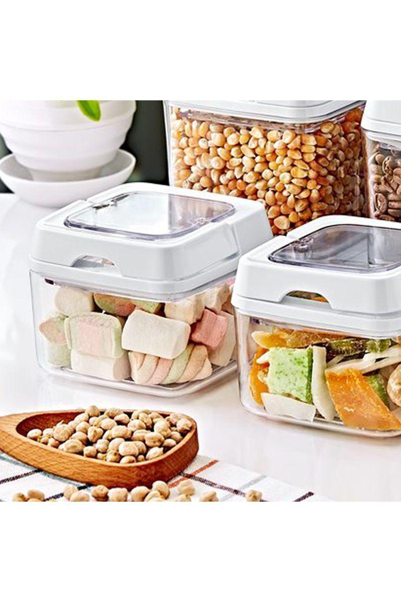 Set 4 Contenedores Hermeticos Lock Transparentes-1