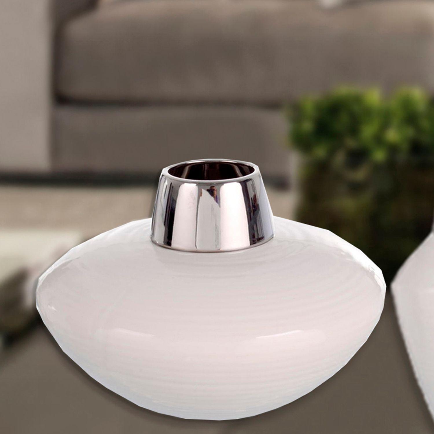 Jarrón Decorativo Milieu Silver Ancho-3