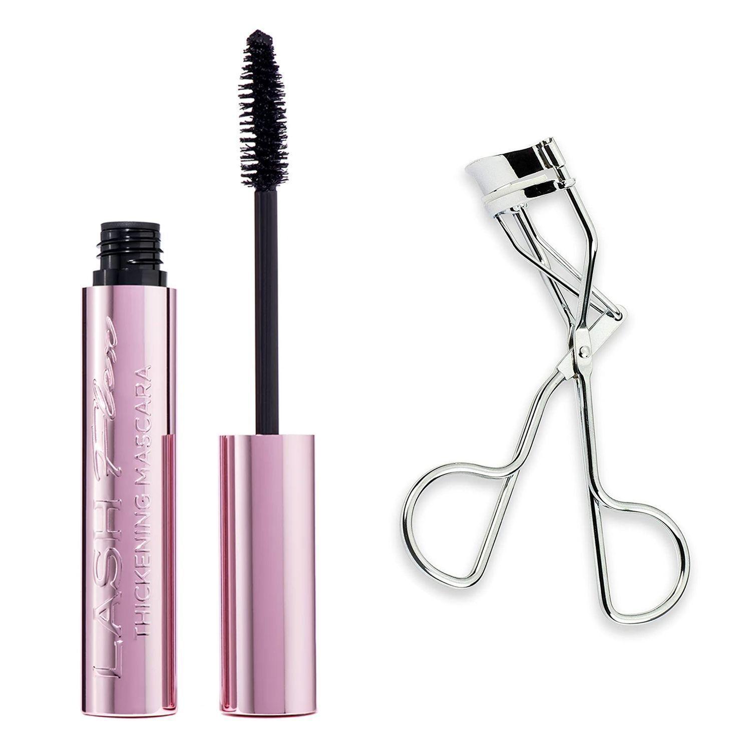 Set Máscara de Pestañas Lash Flex "Thickening" + Encrespador de Pestañas "Flirty Lashes" Plateado o Negro Beauty Creations-0